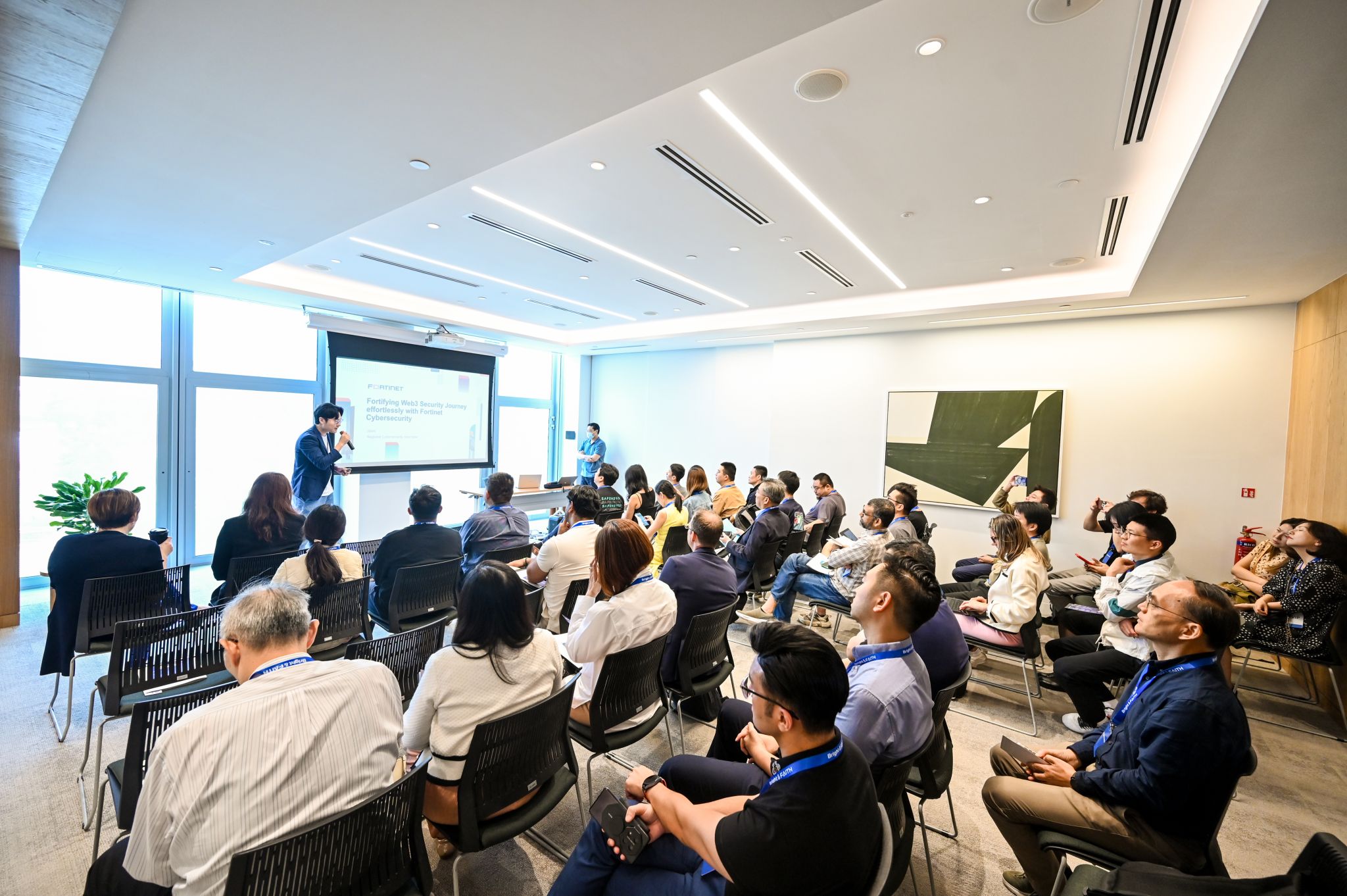 Audience seated for the Blockchain Security Salon organised by the Blockchain Association Singapore