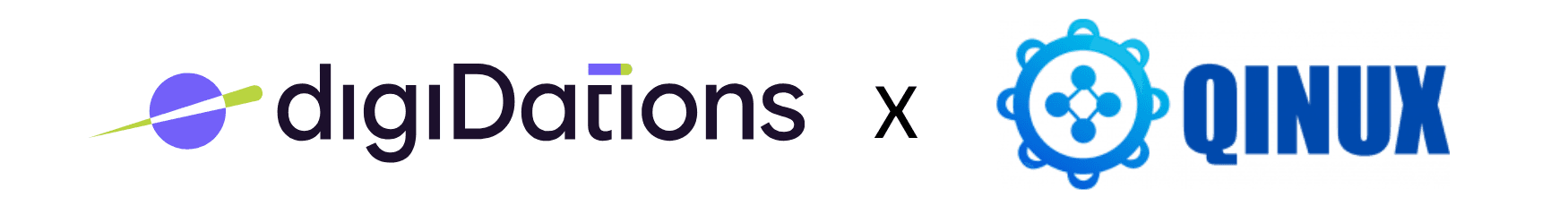 digiDations and Qinux partnership logo lock-up